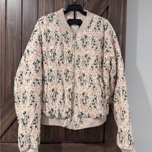 Floral Embroidered Women's Jacket